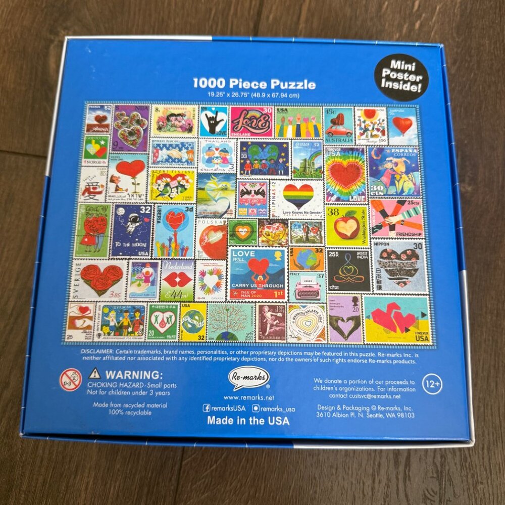 1000 Piece Puzzle Love Letters - Picture 3 of 4